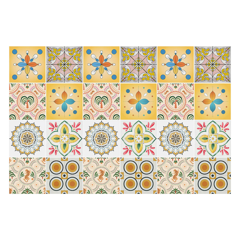 Csempe dekor matrica Trópusi design