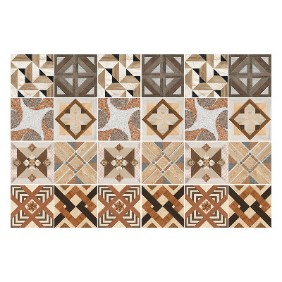 Konyha csempe matrica A fa formák geometriája