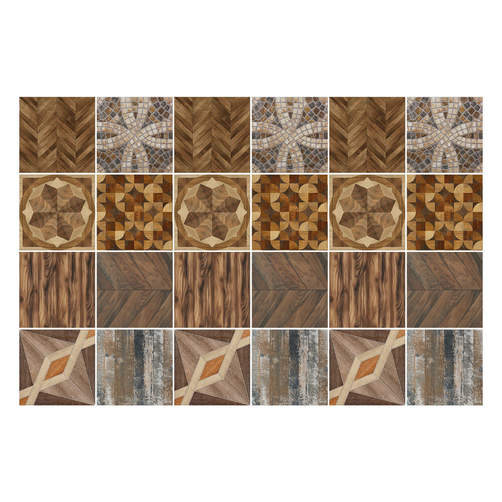 Csempe dekor matrica Fa mozaik