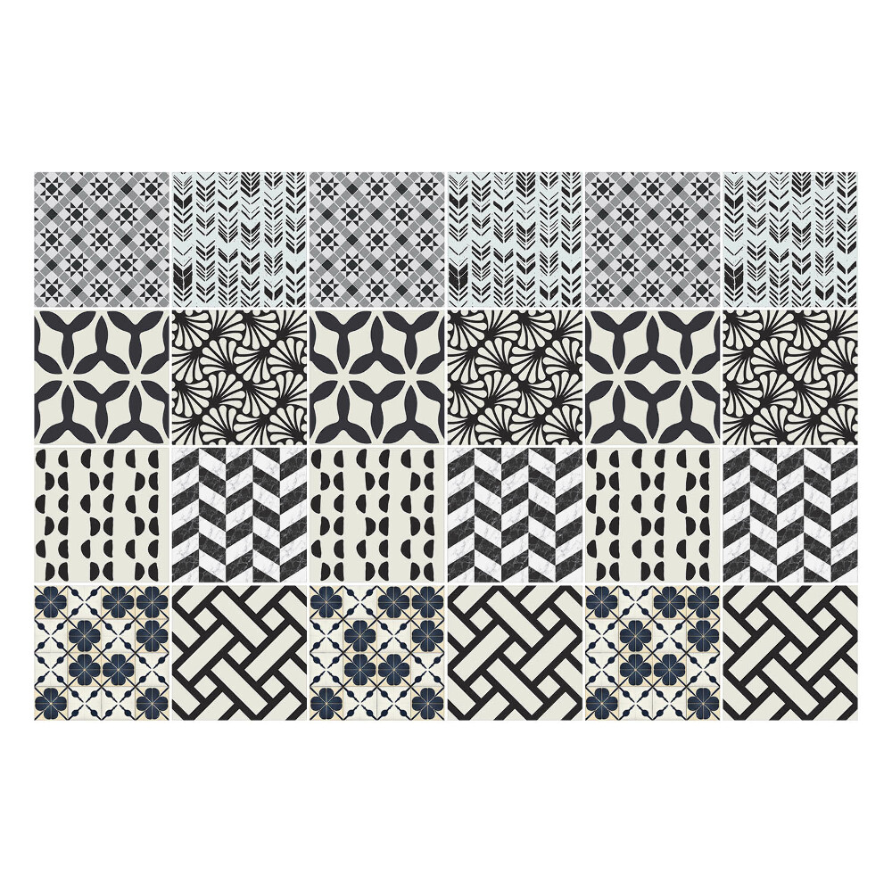 Csempe dekor matrica Geometrikus motívum illúzió