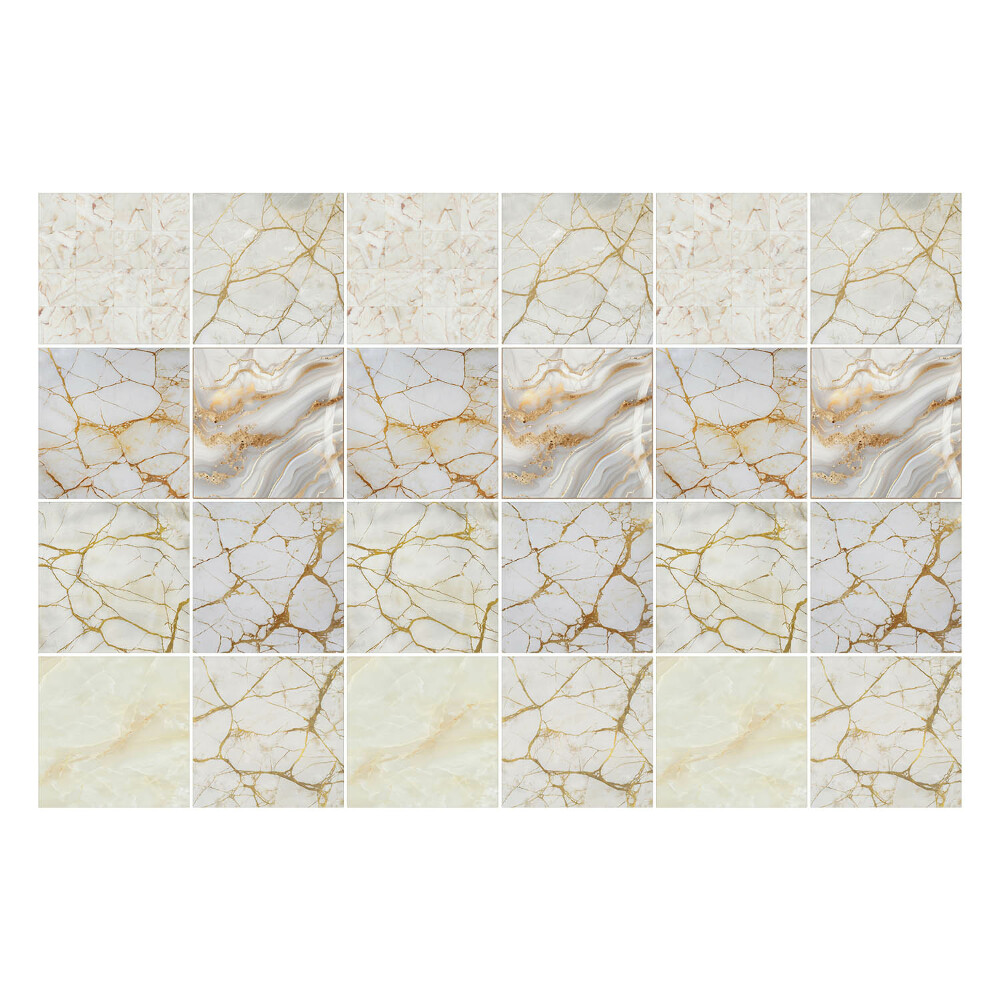 Csempe dekor matrica Elegáns márványmotívumok