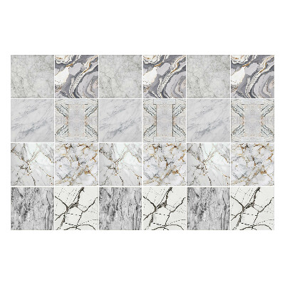 Konyha csempe matrica Elegáns márványmotívumok