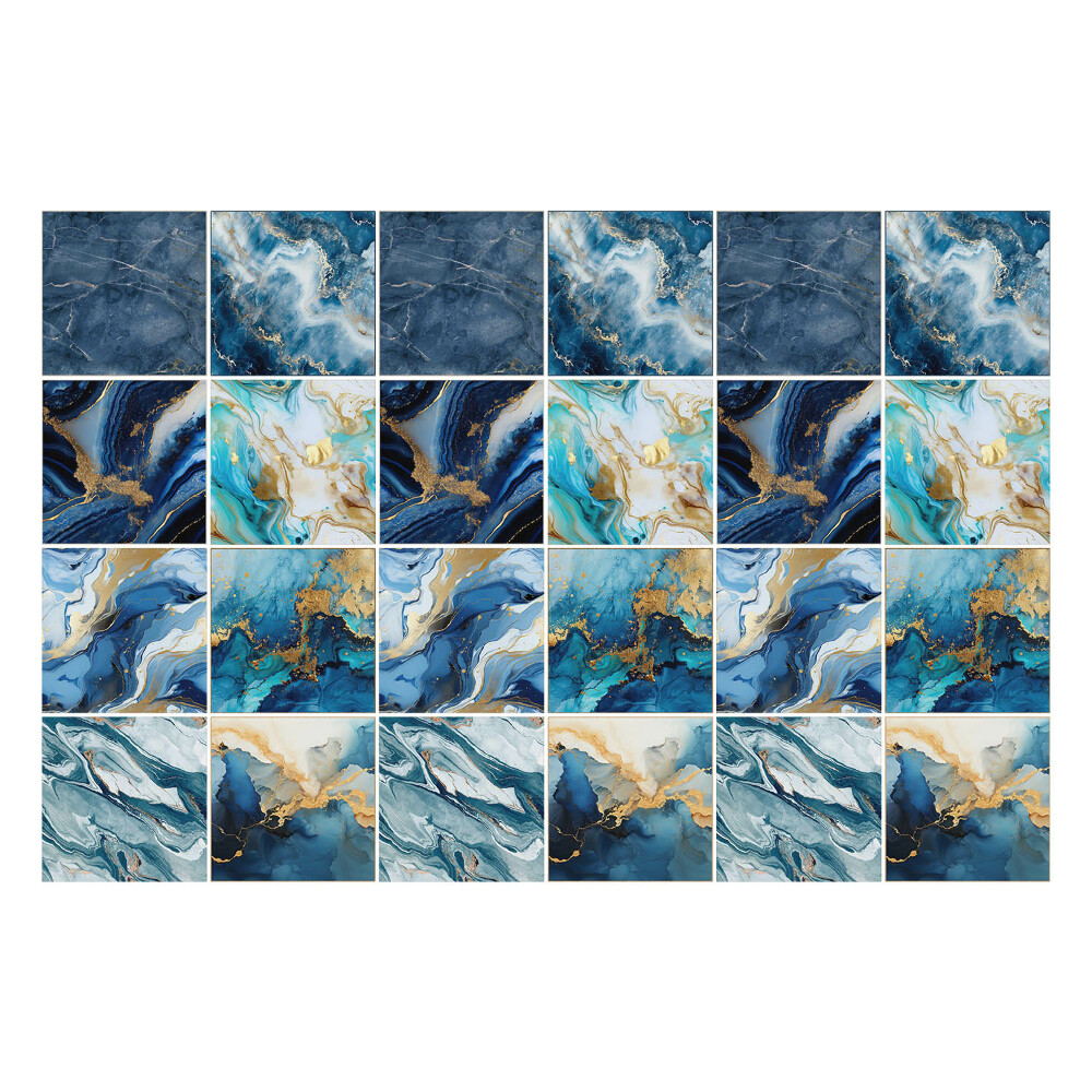 Fali csempe matrica Absztrakt hullámok és erek