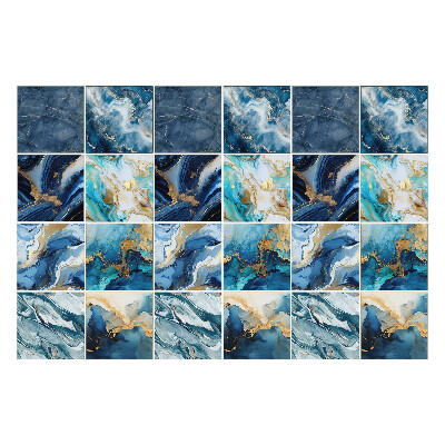 Fali csempe matrica Absztrakt hullámok és erek