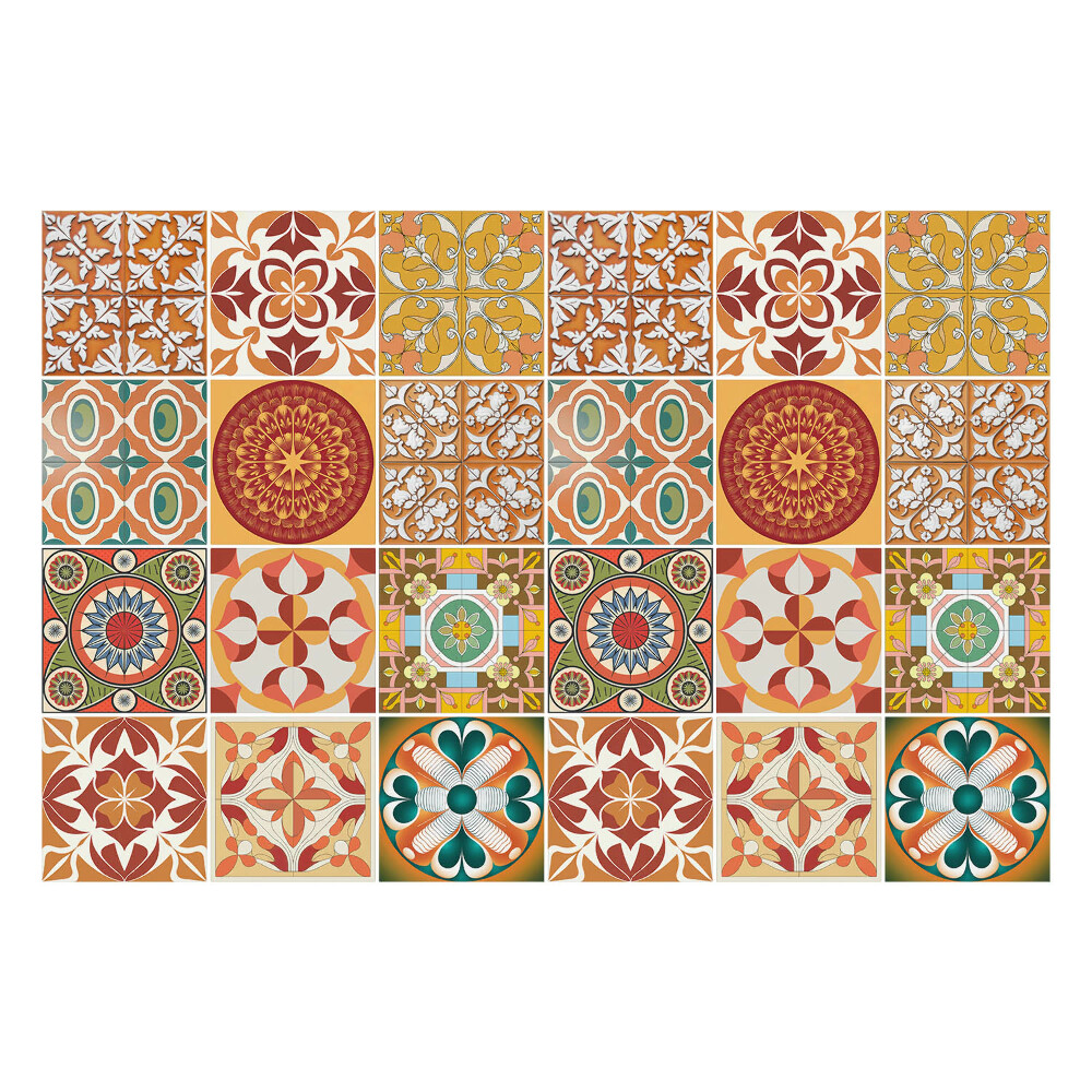 Konyha csempe matrica Keleti kompozíció