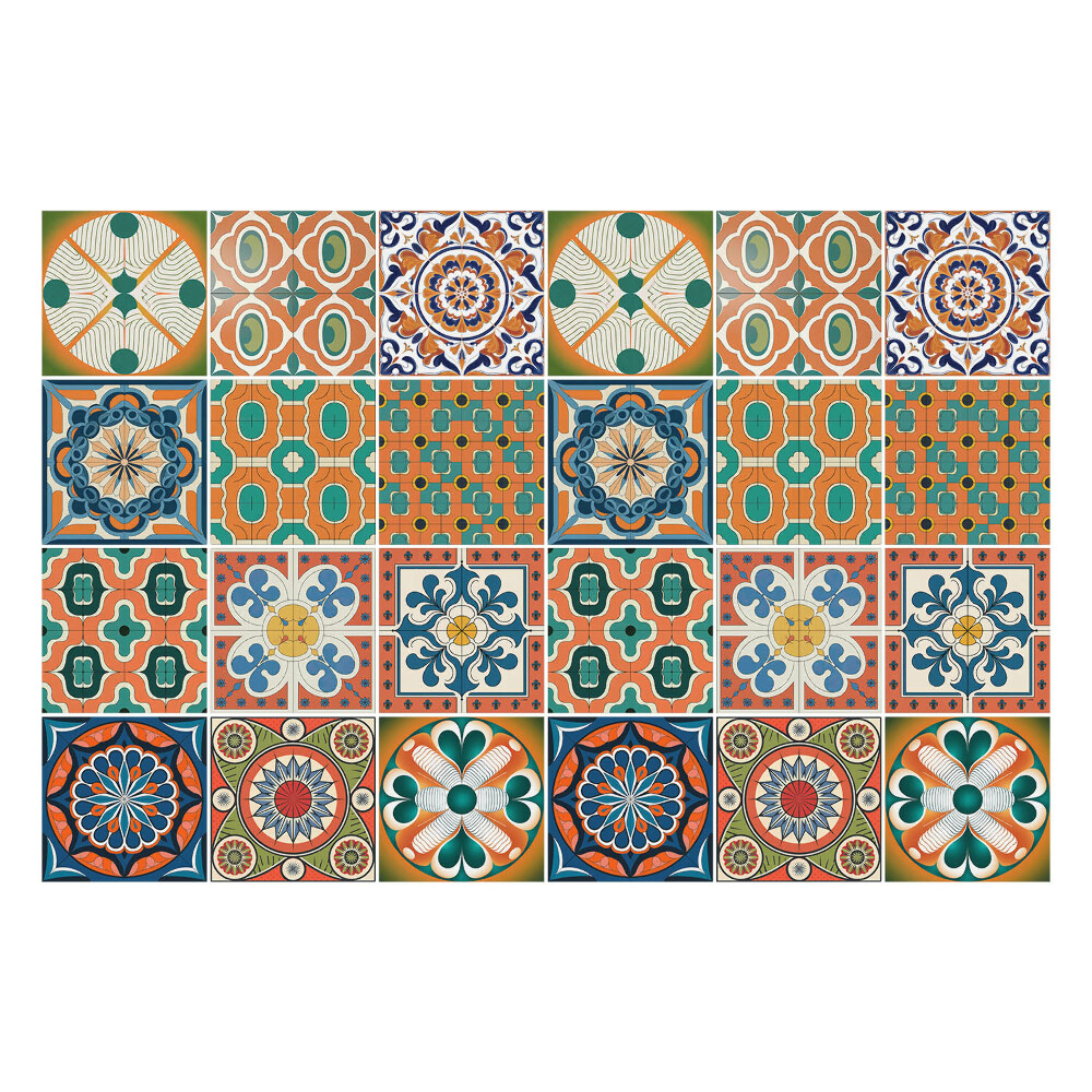 Fali csempe matrica Keleti kompozíció