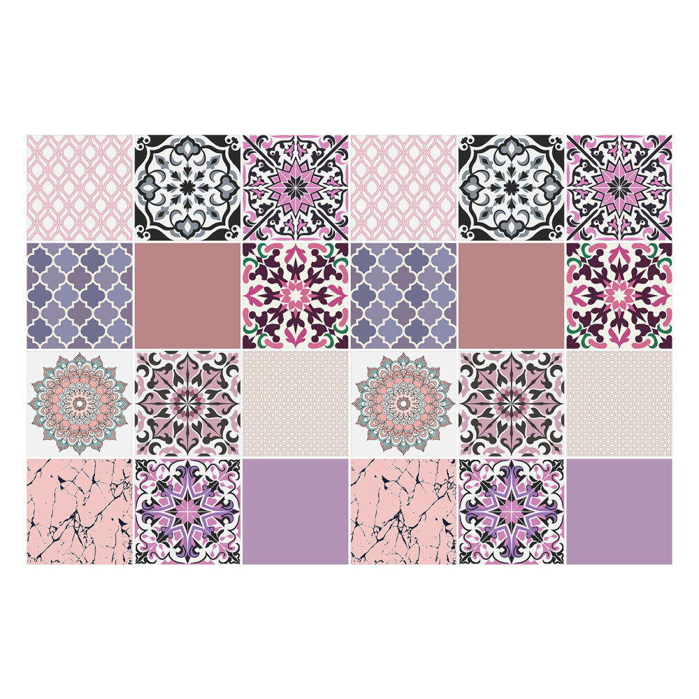 Csempe dekor matrica Pasztell kompozíciók