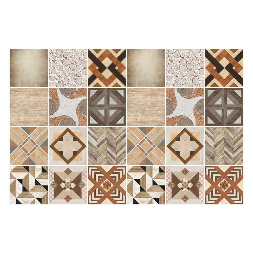 Fali csempe matrica Különböző fa motívumok