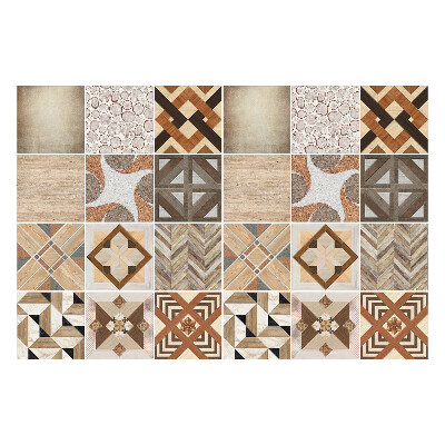 Fali csempe matrica Különböző fa motívumok