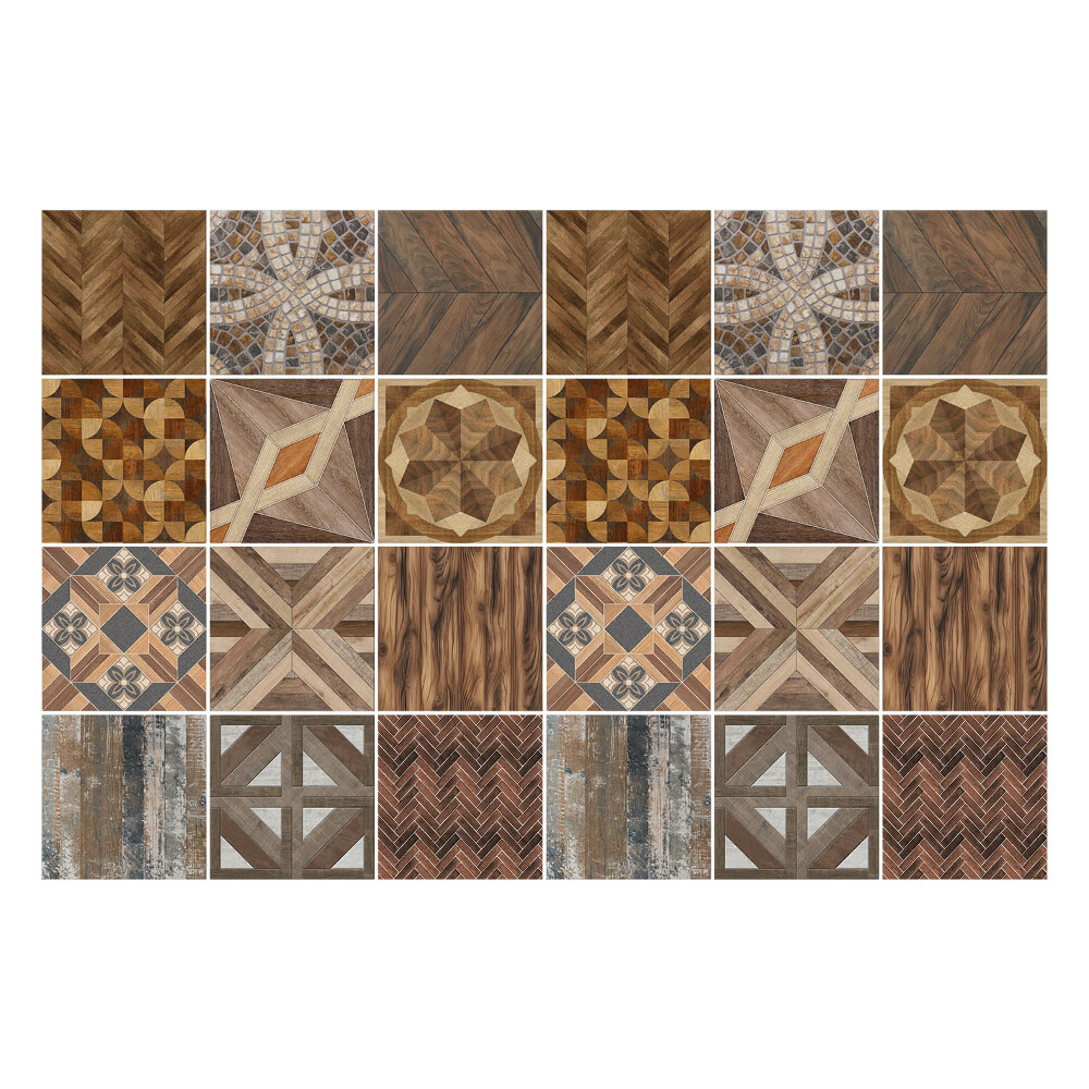 Konyha csempe matrica Különböző fa motívumok