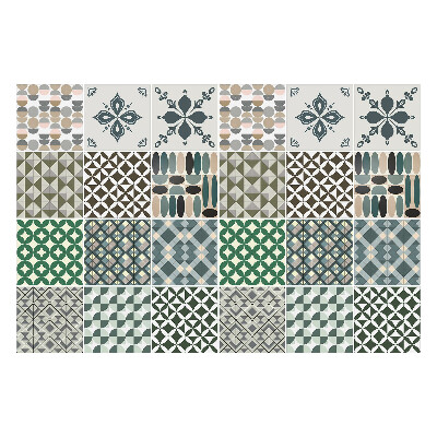 Konyha csempe matrica Geometrikus különféle motívumok