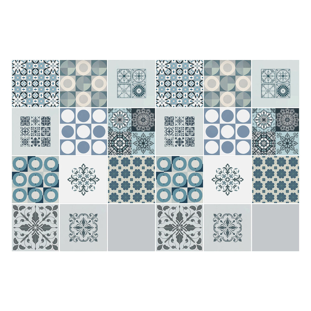 Fali csempe matrica Geometria és díszítés