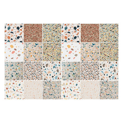 Konyha csempe matrica Zúzott kövek gyűjteménye