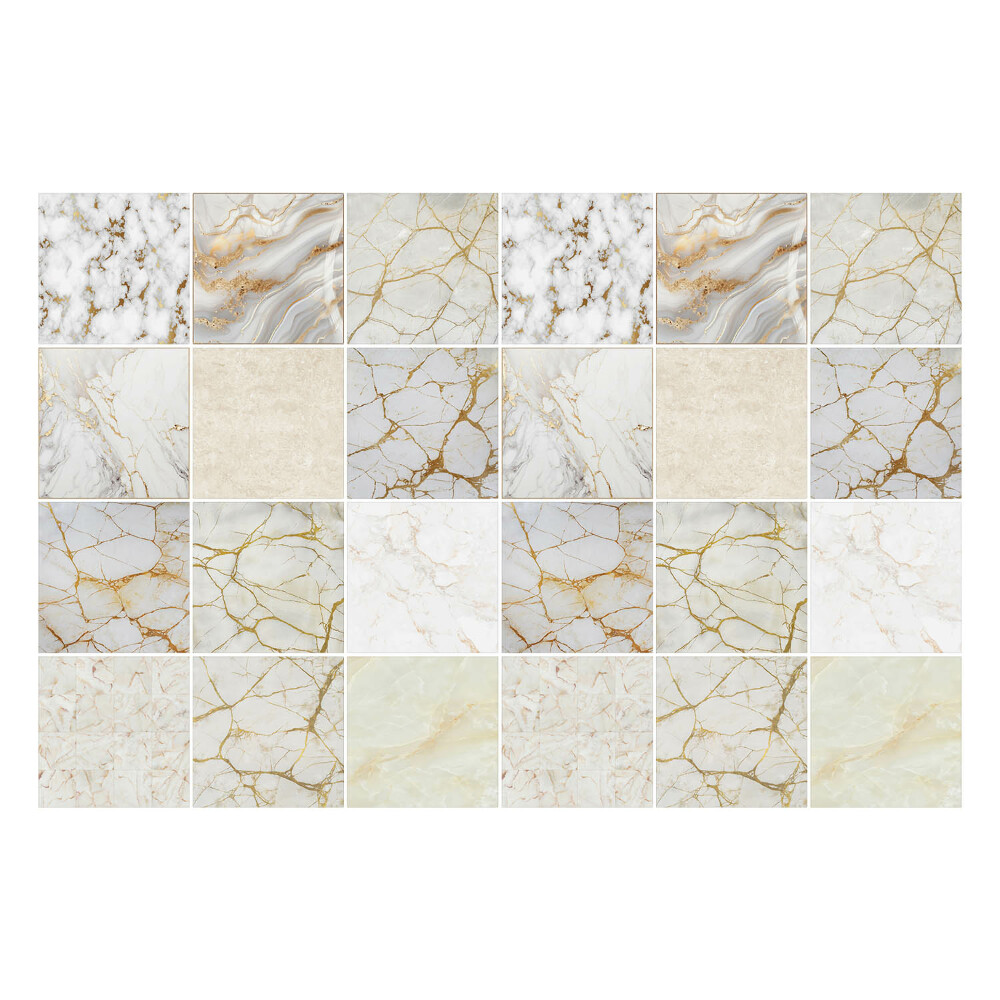 Fali csempe matrica Elegáns márványmozaik