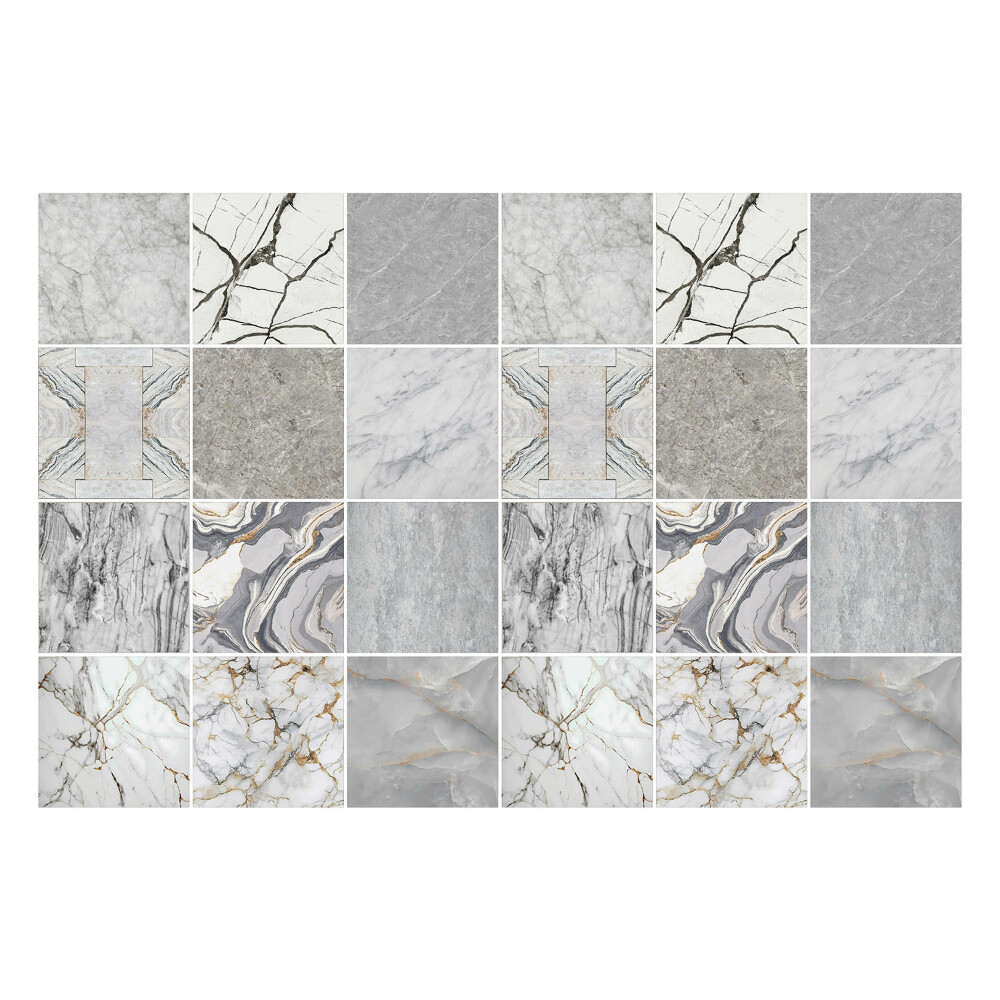 Csempe dekor matrica Elegáns márványmotívumok