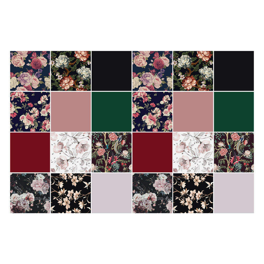 Csempe dekor matrica Virágkompozíciók