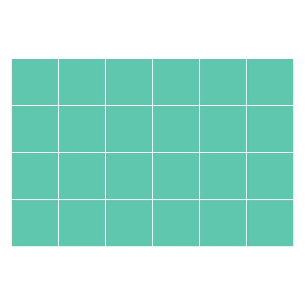 Csempe dekor matrica Menta színű