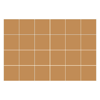 Fali csempe matrica Szín Narancs