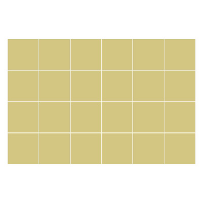 Fali csempe matrica Szín Sárga