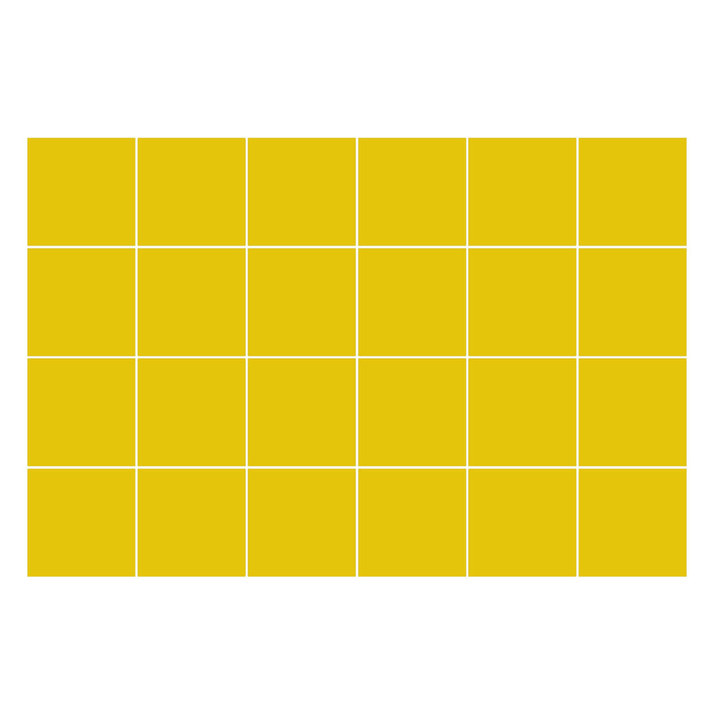 Fali csempe matrica Szín Sárga