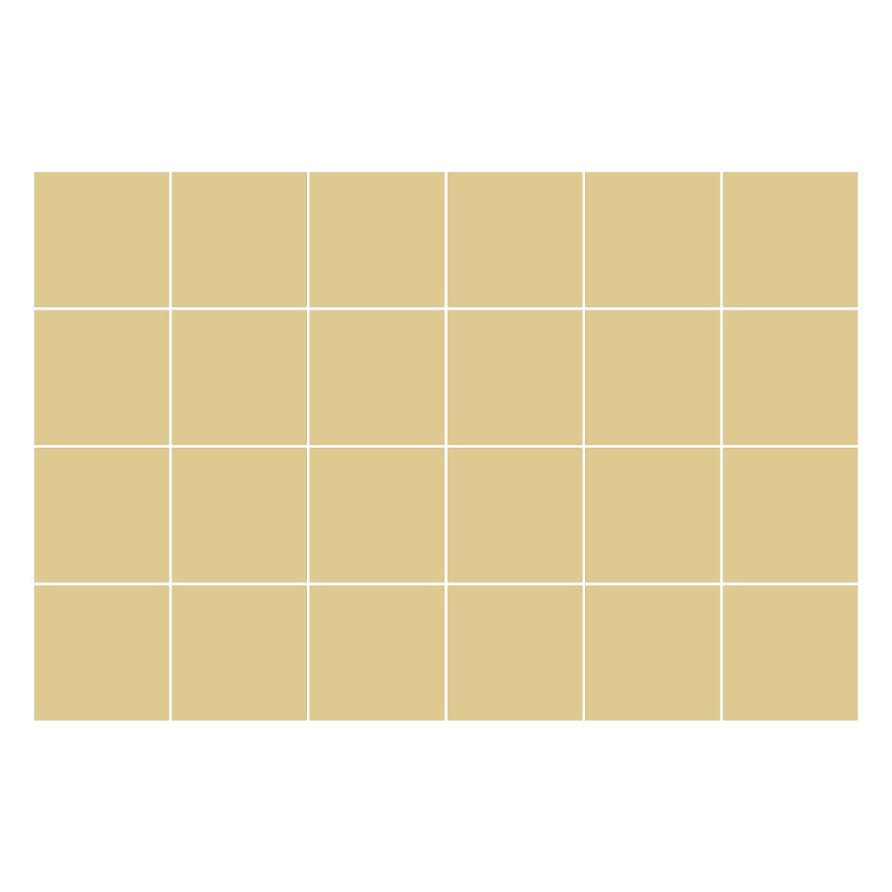 Konyha csempe matrica Pasztell sárga szín