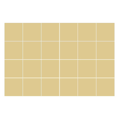 Konyha csempe matrica Pasztell sárga szín