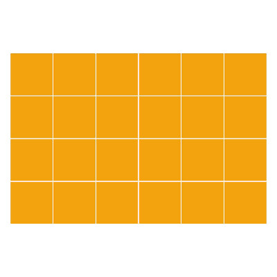 Csempe dekor matrica Világos narancssárga színű