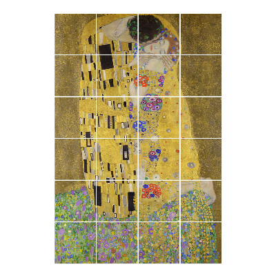 Csempematrica Szerelmesek ölelésben