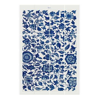 Csempe dekor matrica Virágdísz a háttérben