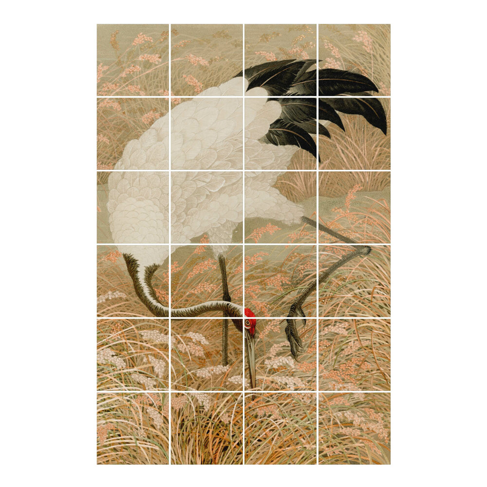 Csempe dekor matrica Gém a fűben