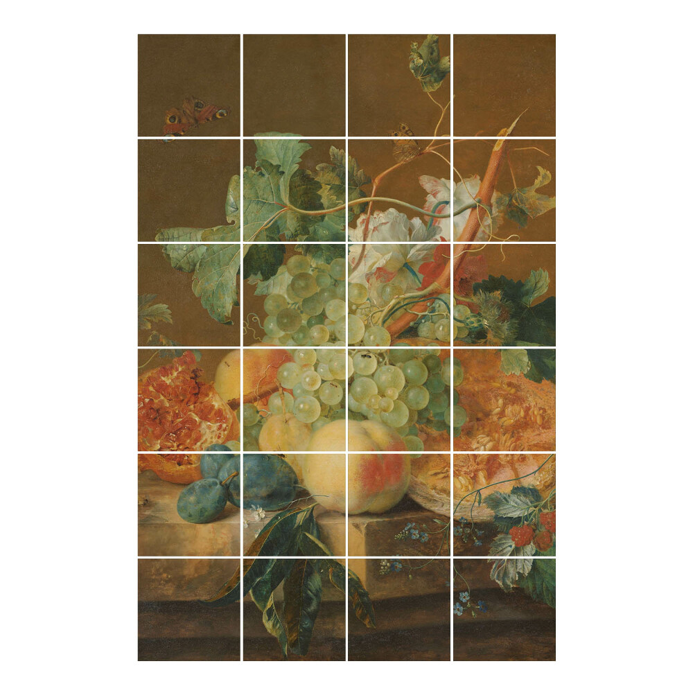 Csempematrica Csendélet gyümölcsökkel