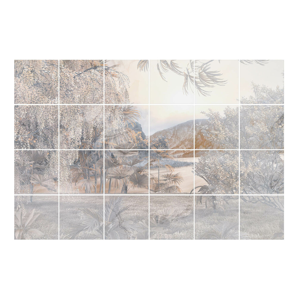 Csempe dekor matrica Idilli természeti táj