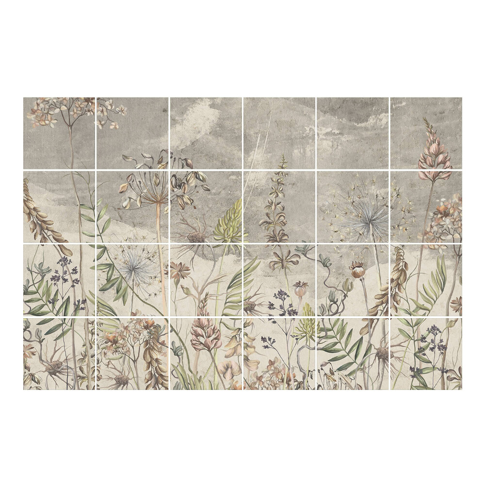 Csempefólia Virágos természet motívumok