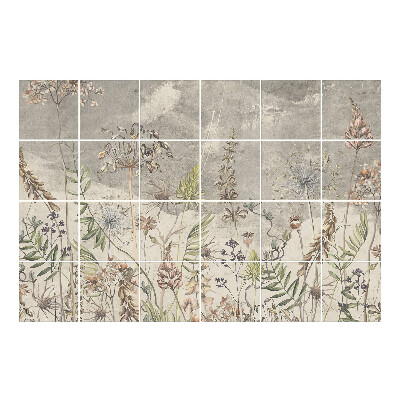 Csempefólia Virágos természet motívumok