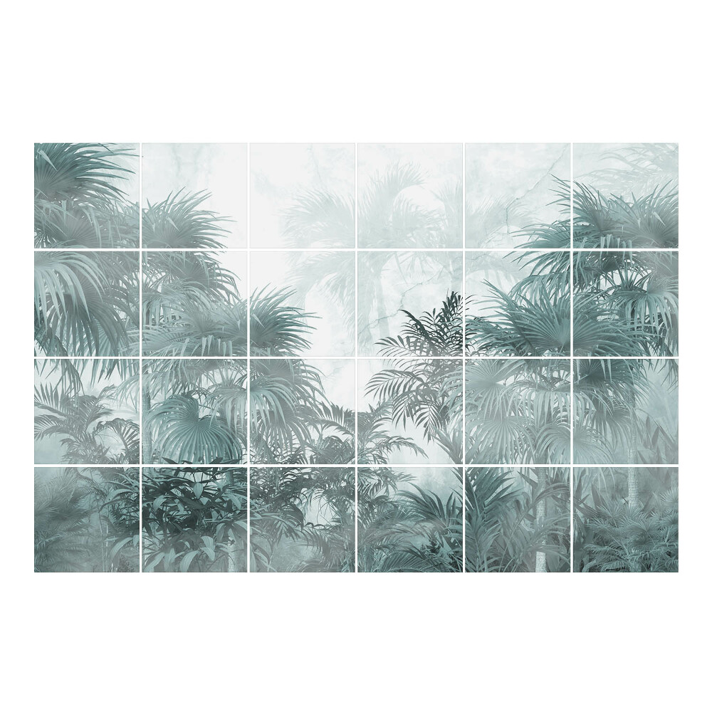 Csempe dekor matrica Trópusi felhőerdő