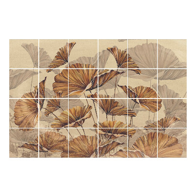 Csempefólia Levelek finom táncot járnak