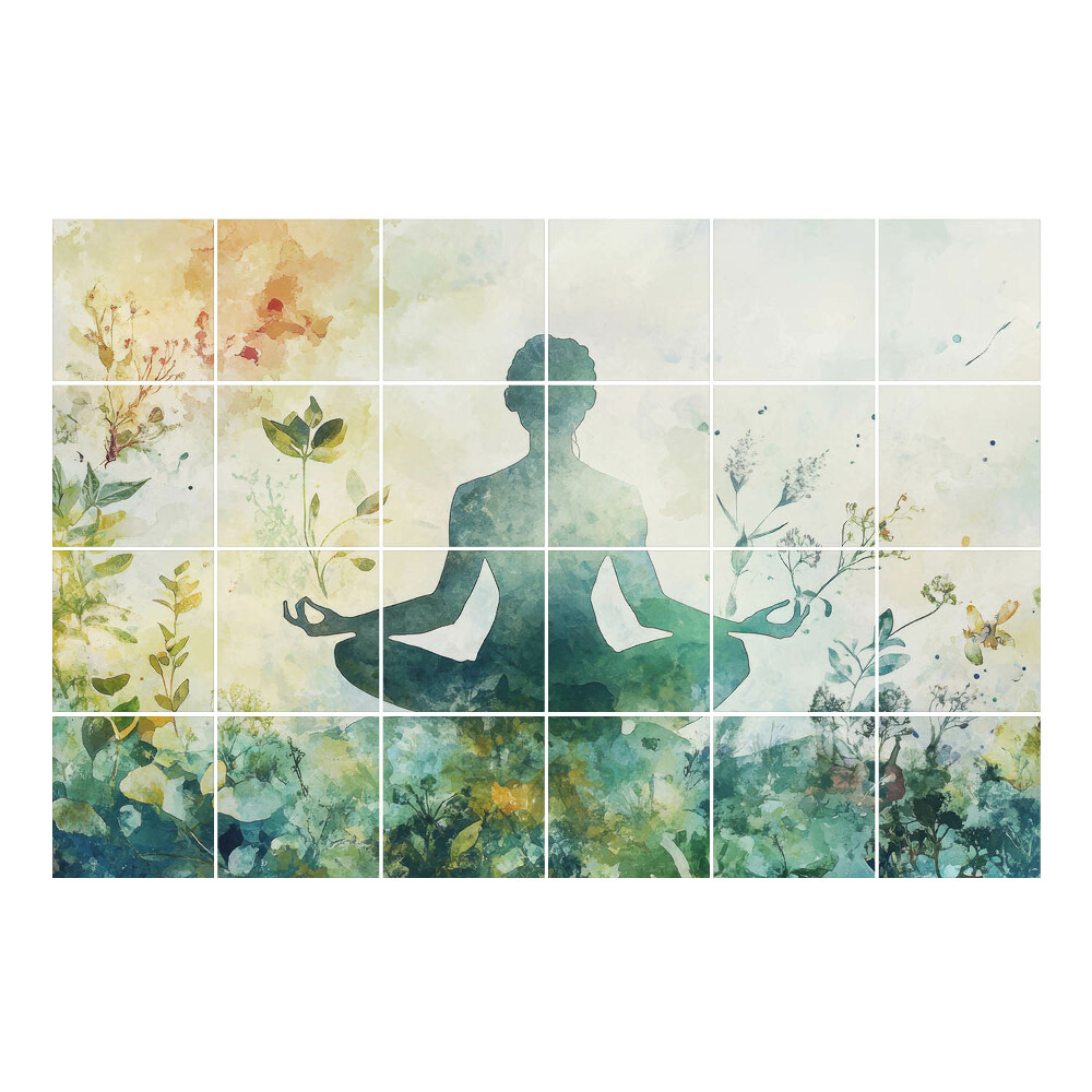 Csempefólia Meditáció a növények között