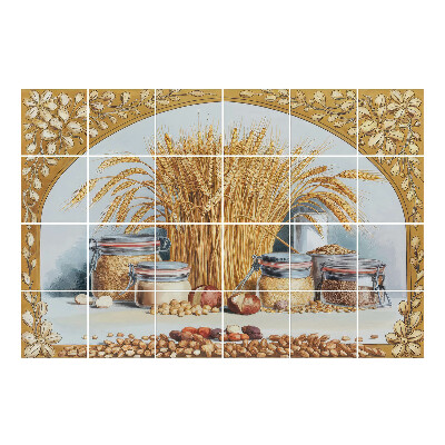Vízálló csempe fólia Gabonafélék és gabonaüvegek