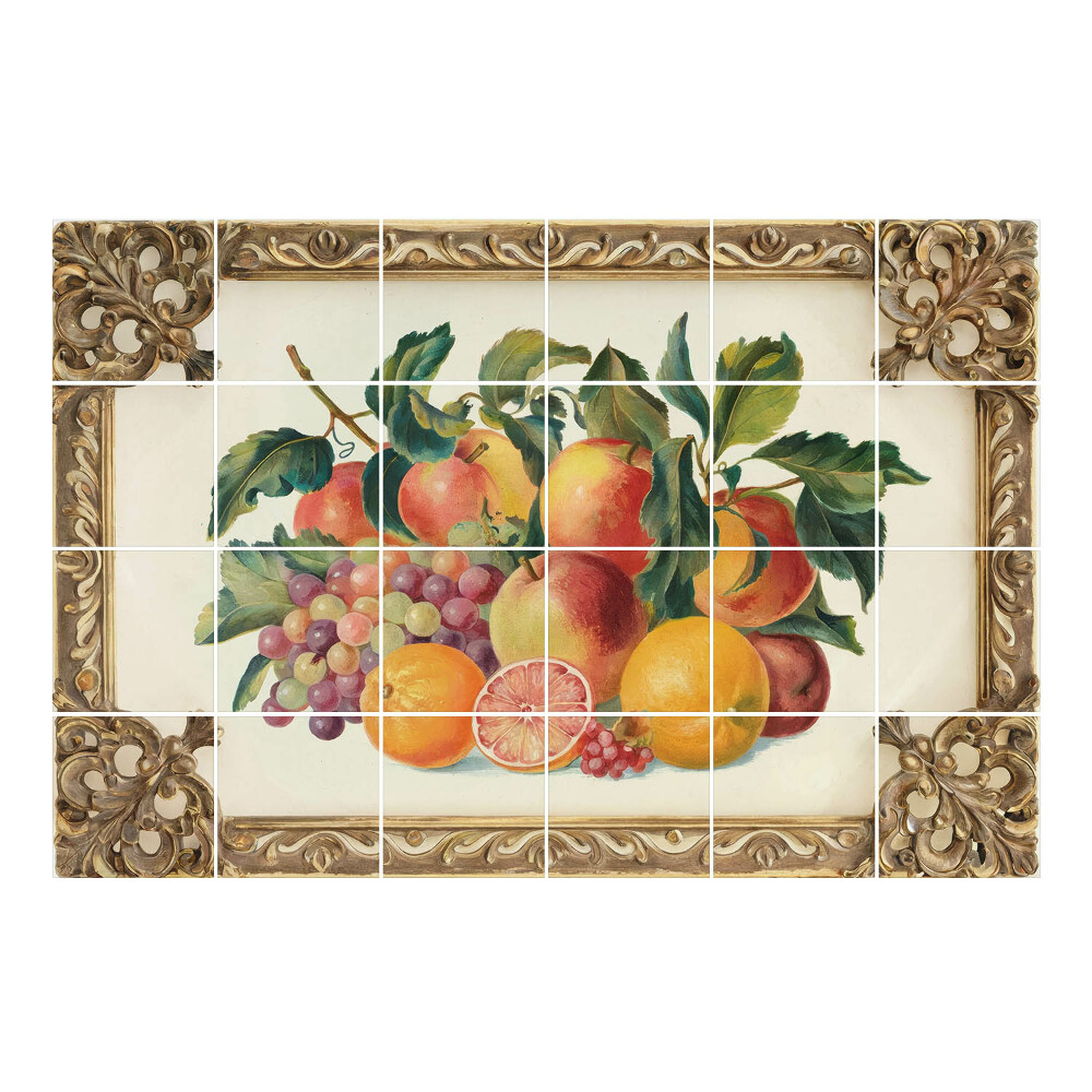 Csempefólia Gyümölcscsokor keretben