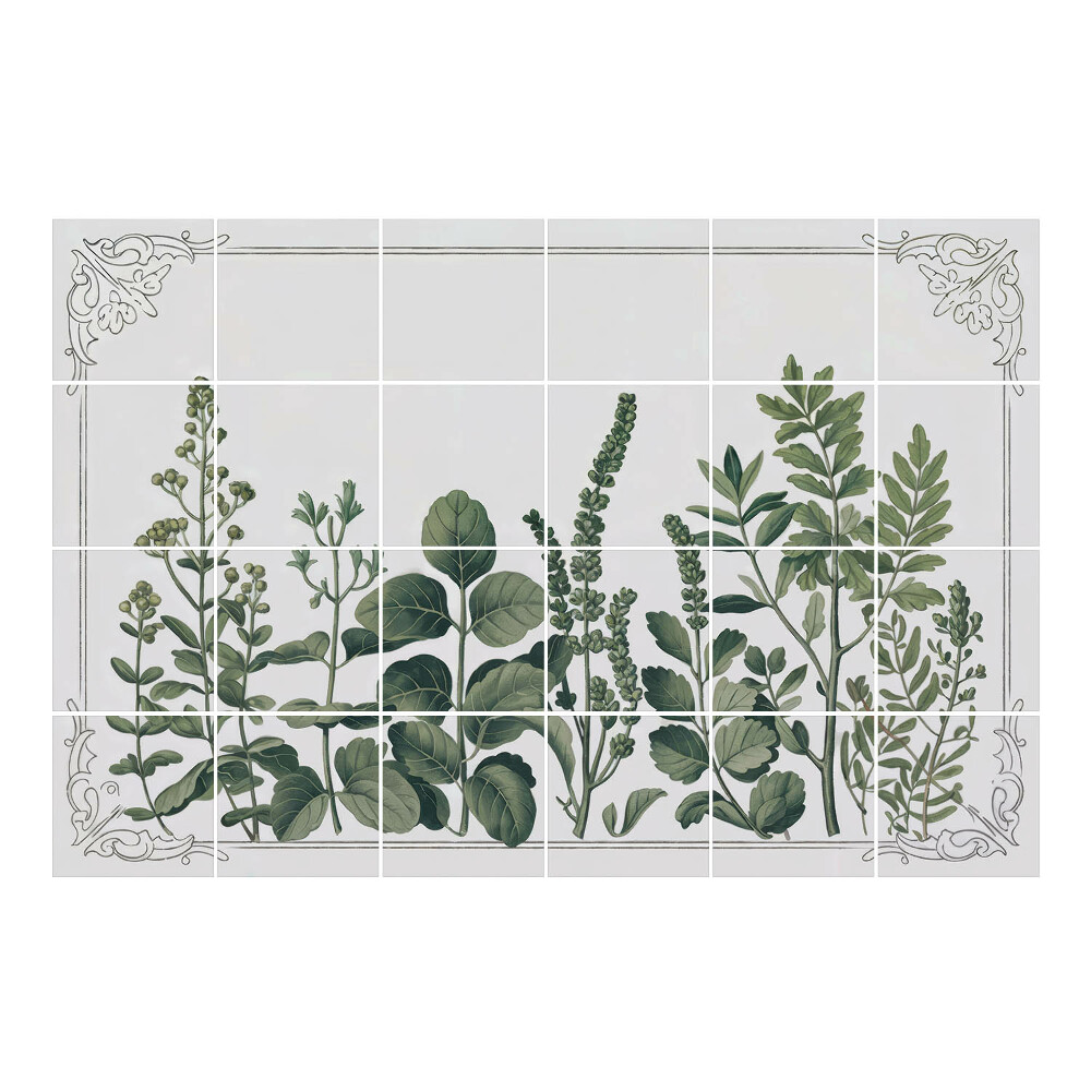 Csempefólia Növényi kompozíciók