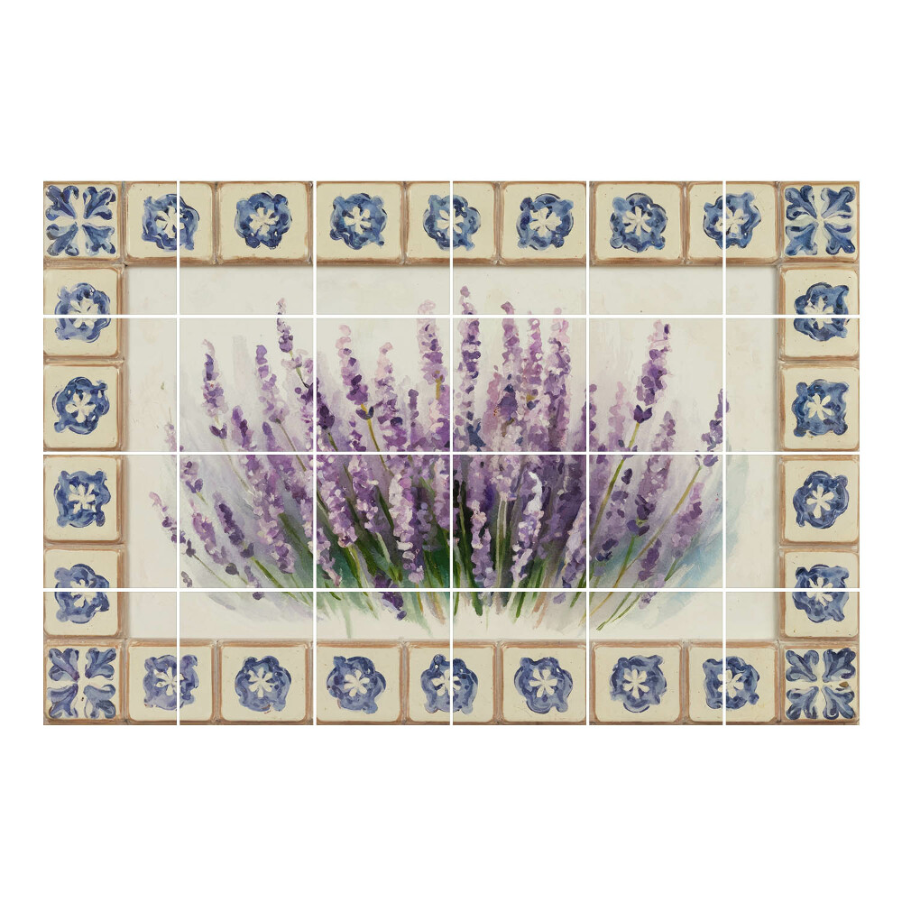 Csempefólia Levendulavirág kerámiában