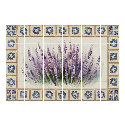 Csempefólia Levendulavirág kerámiában