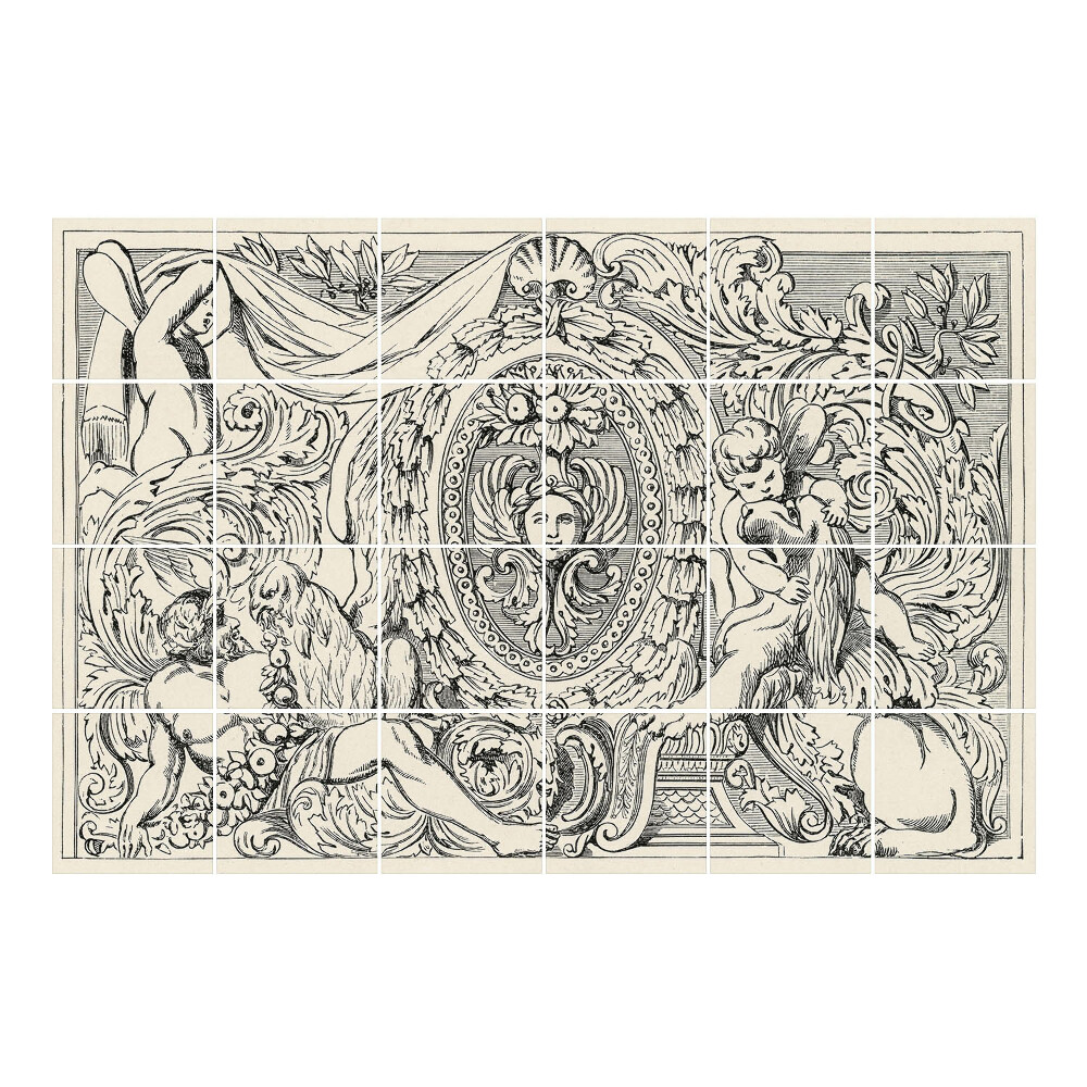 Csempefólia Mitológiai motívum