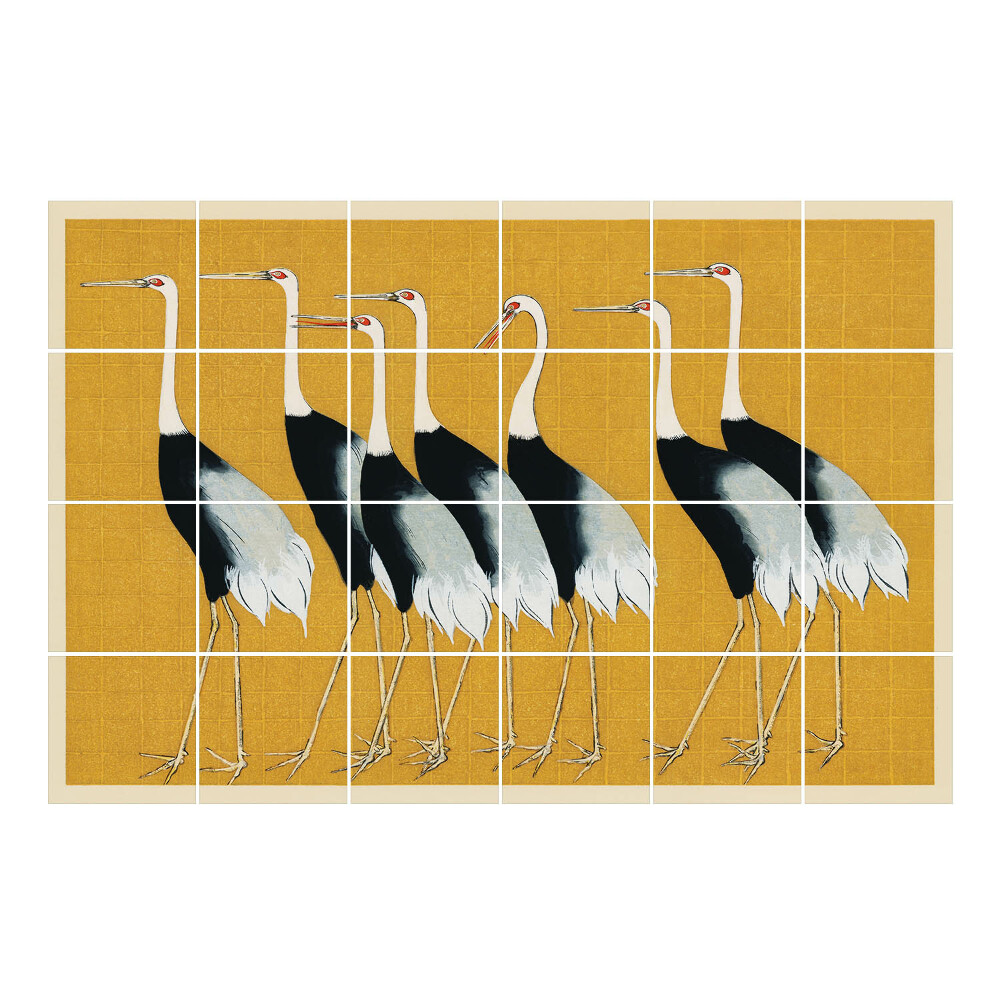 Csempe dekor matrica Darucsapat, japán stílusban