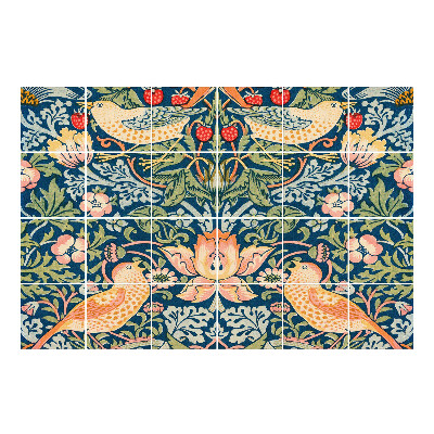 Csempe dekor matrica Az epertolvaj, William Morris