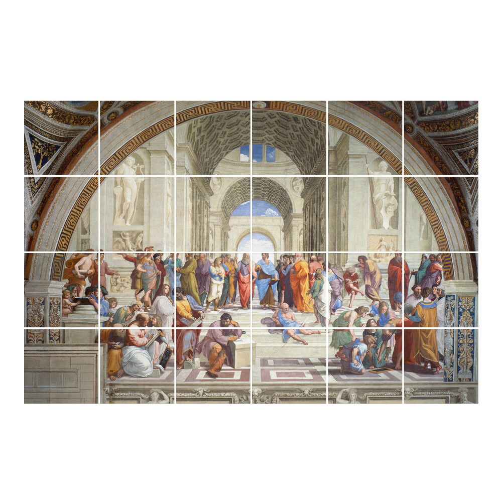 Vízálló csempe fólia Az athéni iskola, Rafael Santi