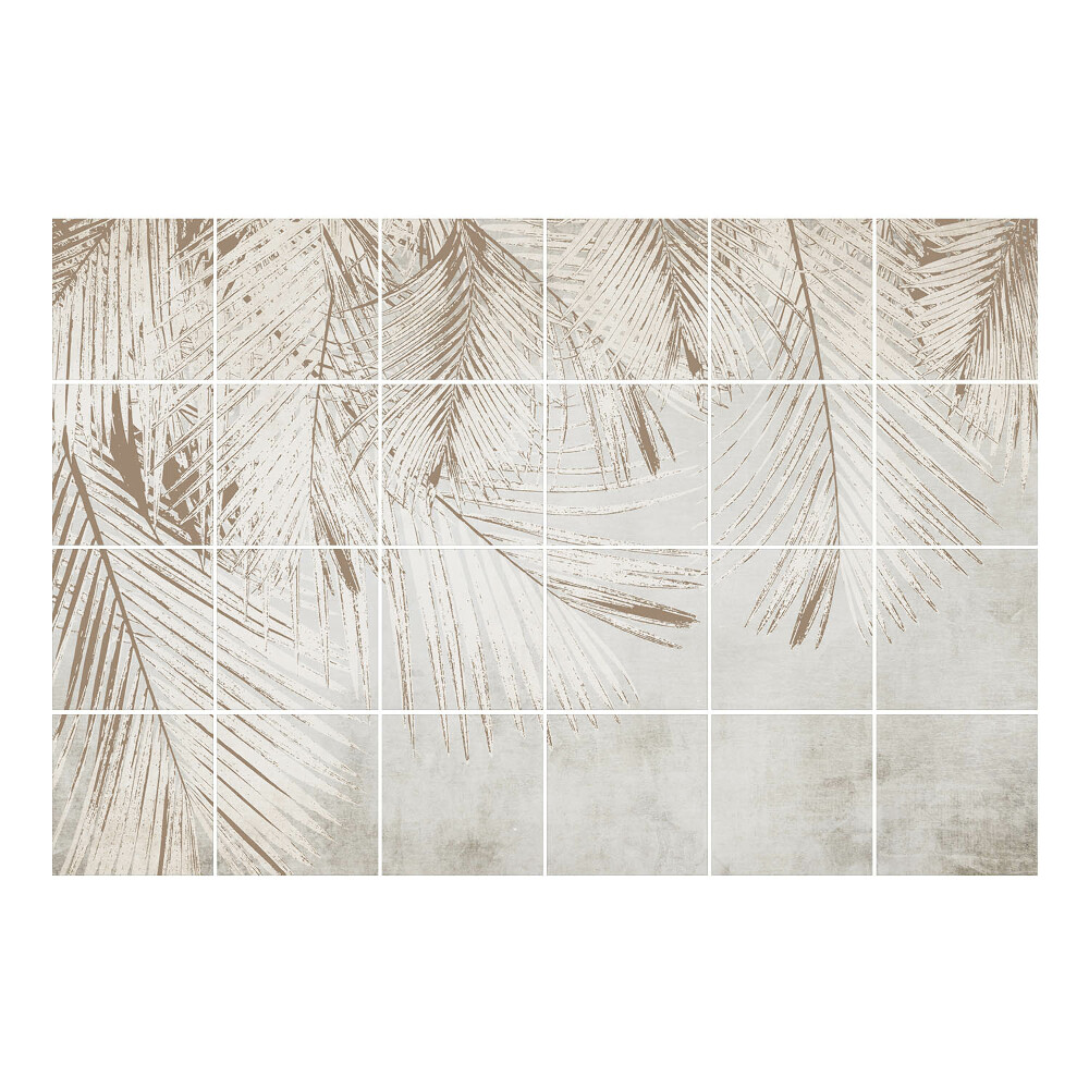 Csempefólia Pálmalevelek a háttérben