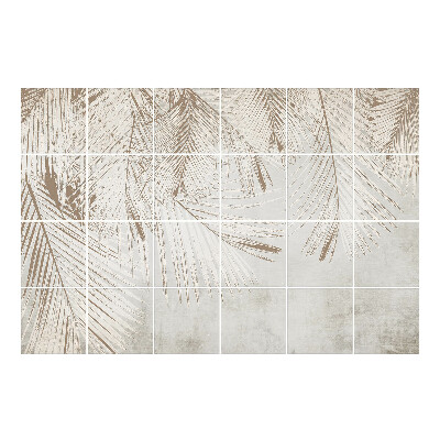 Csempefólia Pálmalevelek a háttérben