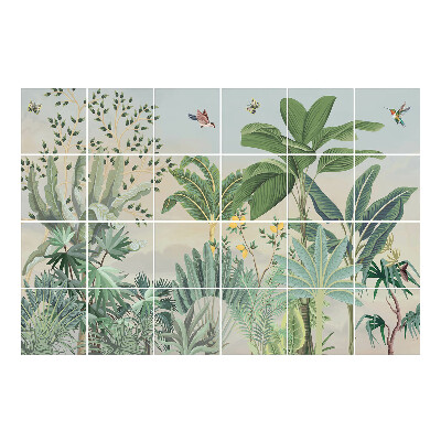 Csempefólia Trópusi növényzet