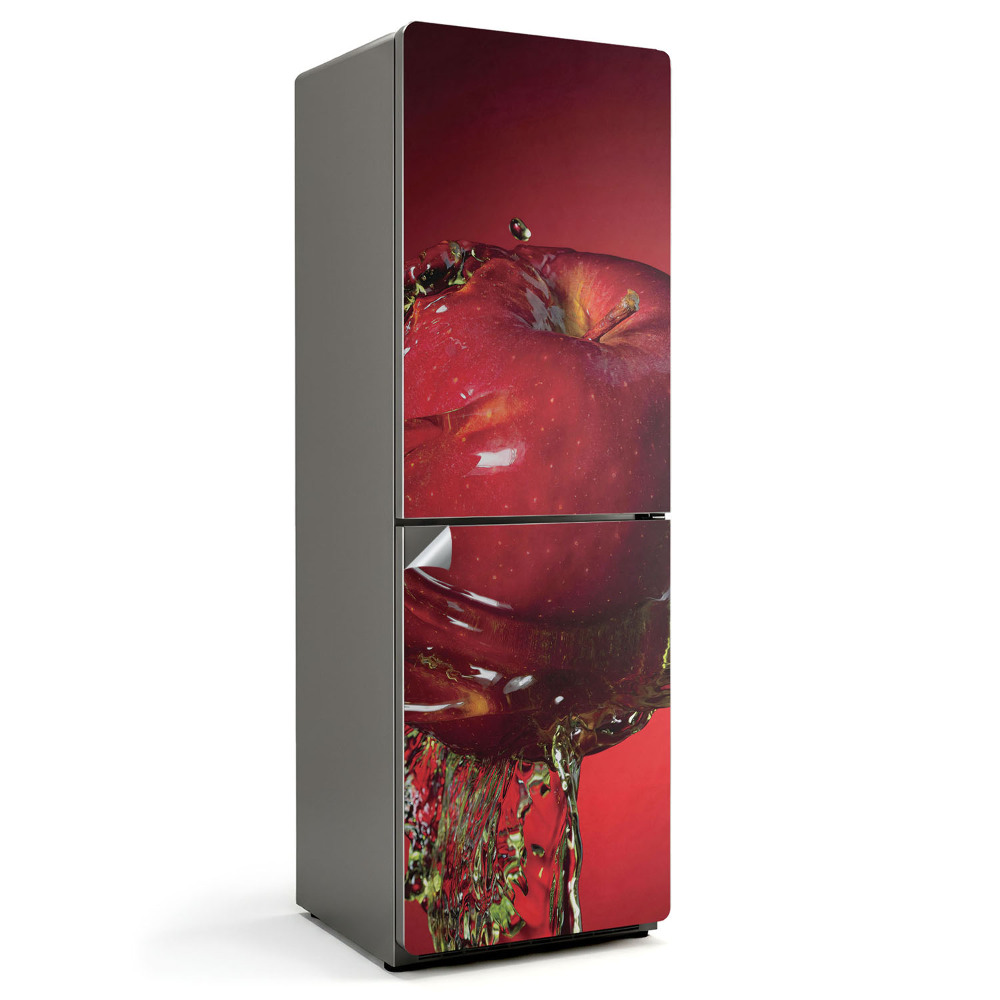 Hűtőszekrényre matrica Lédús alma vízben